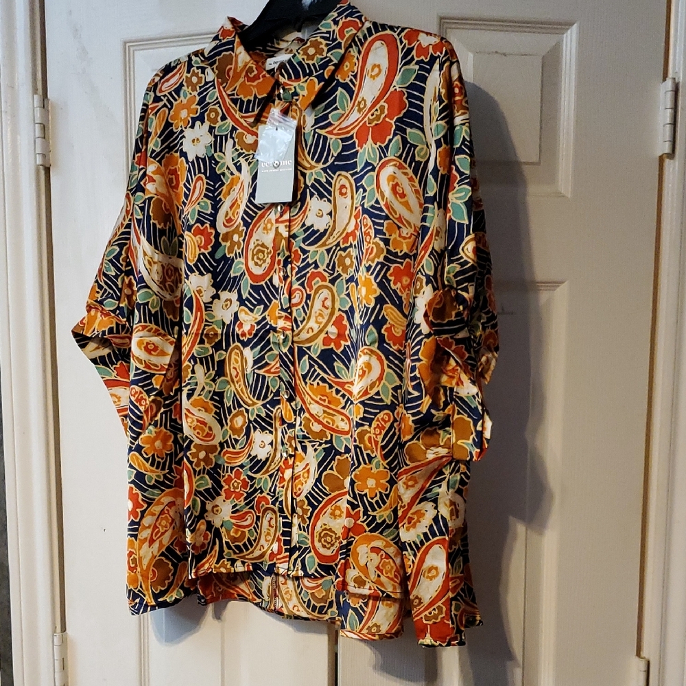 Floral Paisley Women's Blouse
